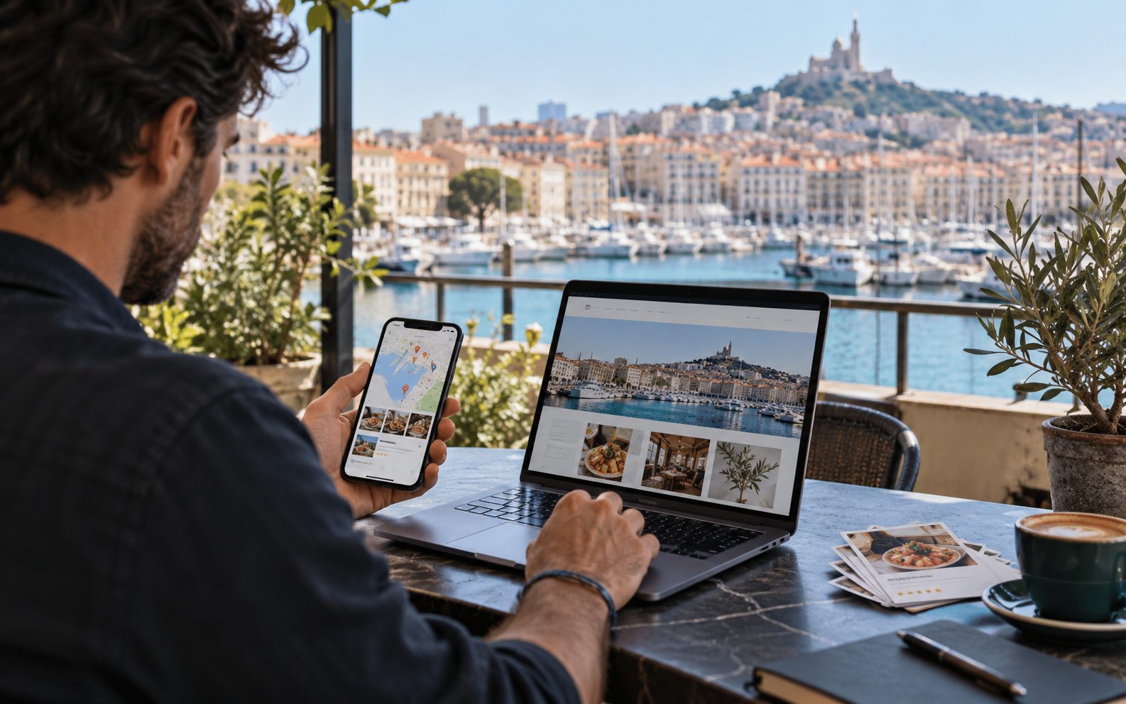 Illustration du guide : Fiche Google, site et avis : un parcours local cohérent